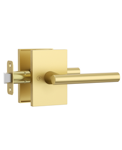 ZR08-097Z Matte Black Door Levers, Heavy-Duty Feel & Modern Minimalist | Privacy, Passage, Dummy