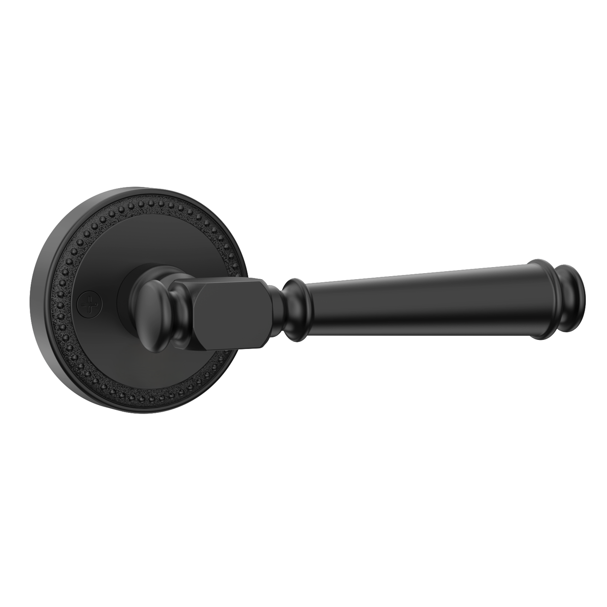 ZR12-054A Modern Heritage Champagne Bronze Door Levers | Beaded Privacy Lever (Privacy, Passage, Dummy)