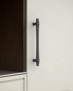 DESIGN2247 Champagne Bronze Collared Cabinet Handles - Heavy-Duty Geometric Drawer Hardware | 5"